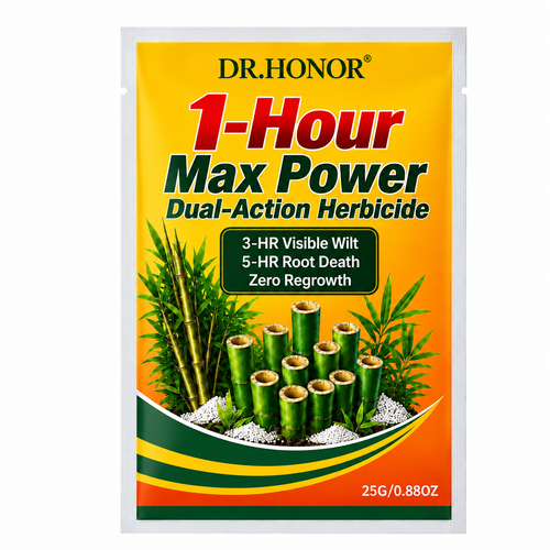 🏆🔥DR.HONOR® 5-Hour Max Power Dual-Action Herbicide | Fast-Acting Granules for Stubborn Weeds & Brush